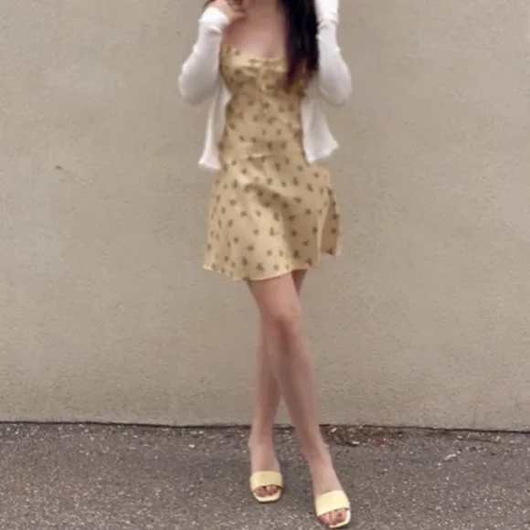 Call It Spring Yellow Women's Sandals - Picture 4 of 4